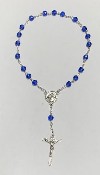 Chaplet Packet: Blue/Silver UNITED HEARTS CHAPLET (with Eng/Span prayer insert)