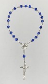 Chaplet Packet: Blue/Silver UNITED HEARTS CHAPLET (with Eng/Span prayer insert)