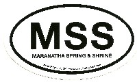 Sticker: Maranatha Spring and Shrine