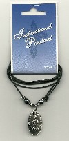 Pendant: Mary, Refuge of Holy Love Medal On Cord