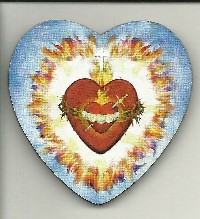 Magnet: Complete Image of the United Hearts Wood Magnet