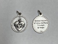 Medal: United Hearts Scapular Medal with English/Spanish Insert Card