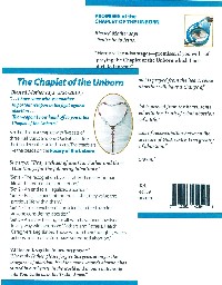 The Chaplet of the Unborn Prayer Card (English)