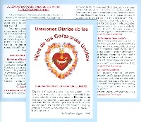 Prayer Card: Daily Prayers of the Children of the United Hearts Bifold Card (SPANISH Language)