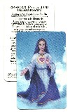 Prayer Card- Laminated 5 Pack: Prayer - Consecration to the Flame of Holy Love SPANISH
