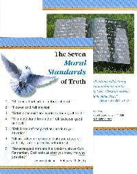 Prayer Card: The Seven Moral Standards of Truth