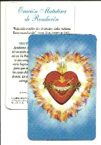 Prayer Card 5 Pack: Morning Surrender Prayer SPANISH