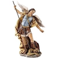 Statue: 7.25" St. Michael Figure