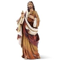 Statue: 6.25" Sacred Heart of Jesus