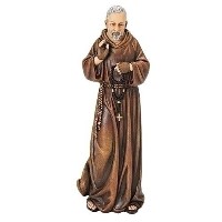 Statue: 6" St. Padre Pio Figure