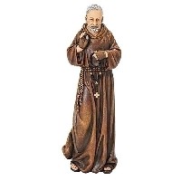 Statue: 6" St. Padre Pio Figure