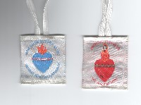 Scapular: United Hearts Scapular (CLOTH) with English/Spanish Insert