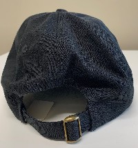 Hat:St Benedict Medal Ball Cap Navy Blue/White