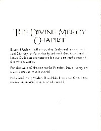 Print Unframed: Divine Mercy 5 x7 English